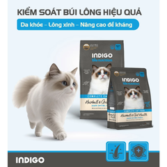 Thức ăn dinh dưỡng cho mèo INDIGO Kiểm Soát Búi Lông 2kg
