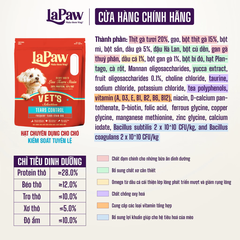 Thức ăn hạt dinh dưỡng hỗn hợp Vet's Selection LaPaw - Kiểm Soát Rỉ Mắt cho chó 1,5kg