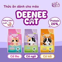 Thức ăn hạt khô cho mèo trưởng thành Dee Nee Cat vị Ngừ 400g