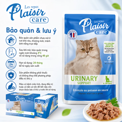 Pate sốt viên Plaisir Hỗ trợ tiết niệu cho mèo vị cá 85g