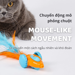 Đồ chơi xe đua tự động cho mèo FOFOS