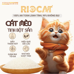 Cát Sắn vệ sinh cho mèo CASSAVA RIOCAT (Peach 6L) Hương Đào