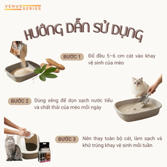 Cát Sắn vệ sinh cho mèo CASSAVA RIOCAT (Peach 6L) Hương Đào