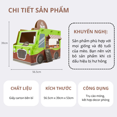 Nhà cào móng mèo hình xe cà phê