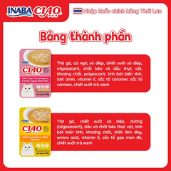 Pate cho mèo INABA CIAO gói 40g