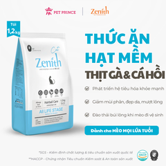 Thức ăn hạt mềm cho mèo Zenith - Hairball 1,2kg
