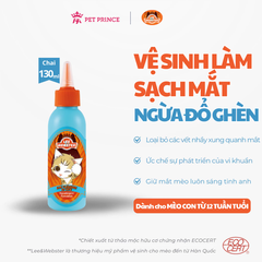 Dung dịch vệ sinh mắt cho mèo Lee&Webster 130ml