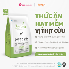 Thức ăn hạt mềm cho chó già - Zenith Senior 1.2kg