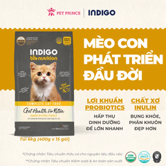 Thức ăn dinh dưỡng cho Mèo Con INDIGO Tăng Cường Tiêu Hóa 2kg