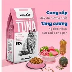 Thức ăn hạt Hello Cat dành cho mèo mọi lứa tuổi - Vị Cá Ngừ