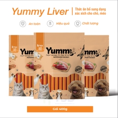 Xúc Xích Yummy vị Gan cho Chó/Mèo (20 cây)