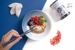 Pate chó mèo King's Pet by Bao Anh thức ăn hỗn hợp hoàn chỉnh vị gà kỷ tử 380g