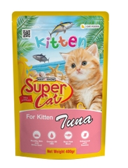 Pate cho mèo con Super Cat vị Cá Ngừ 85g