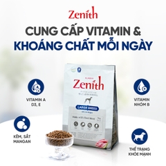 Thức ăn hạt mềm Zenith chó Giống Chó Lớn 1kg