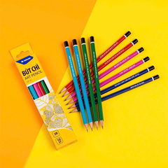 Bút chì gỗ GP-01 hộp 10 - 2B