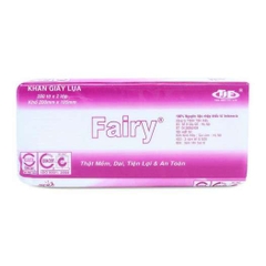 Giấy rút lụa Fairy 2 lớp x 560 tờ - 280 lần rút (36 gói/thùng)