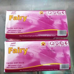 Giấy rút lụa Fairy 2 lớp x 560 tờ - 280 lần rút (36 gói/thùng)