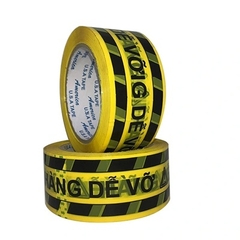 Băng dính dễ vỡ 90 mét (6 cuộn/cây)