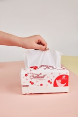 Giấy rút Silkwell Cherry 560 tờ, 2 lớp, 280 lần rút