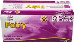 Giấy rút lụa Fairy 2 lớp x 560 tờ - 280 lần rút (36 gói/thùng)