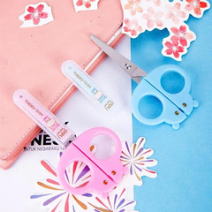 E6032_Kéo học sinh_128mm_Màu lẫn