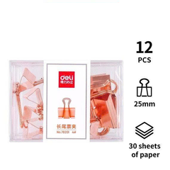 78201_Kẹp bướm_12 cái_Màu vàng hồng