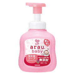 Bọt tắm gội thảo mộc Arau Baby - chai 450ml