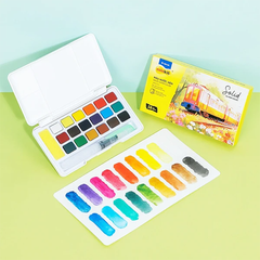 Màu nước WACO-C017 dạng nén 18 màu