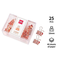 78200_Kẹp bướm_25 cái_Màu vàng hồng