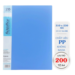 Cặp File 20 lá Thiên Long