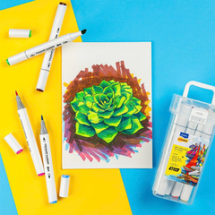 Bút lông mỹ thuật AM-C002 12 màu