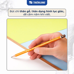 Bút chì gỗ GP-018 hộp 10 - 2B