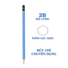 Bút chì gỗ Bizner BIZ-P02 hộp 10 - 2B