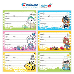 Nhãn vở TP-NBL01 (3 cái) xấp 4