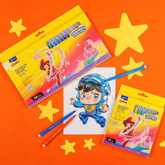 Bút lông màu rửa được SWM-C010/AK 12 màu