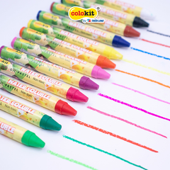 Sáp màu đa năng WSO-C001 hộp 12 màu