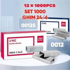 E0013_Ghim dập giấy_23/13_Màu bạc