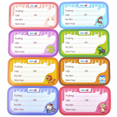 Nhãn vở TP-NBL03 (8 cái) xấp 5