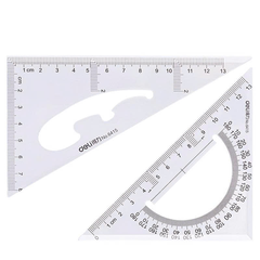 6415_Bộ thước Eke 13cm_Trong suốt