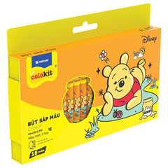 Bút sáp màu CR-C013/PO gấu Pooh18