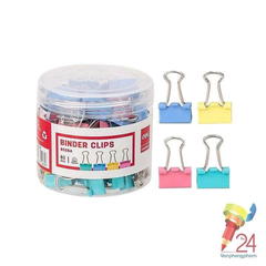 8487_Kẹp bướm_Màu lẫn_40 cái/lọ