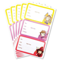 Nhãn vở NBL-006/AK xấp 15 hộp 50