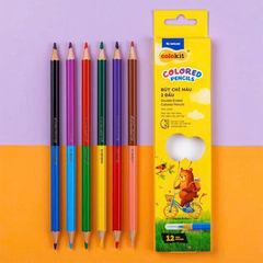 Bút Chì Màu 2 Đầu CPC-C034 12 màu