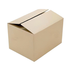 Hộp 30x20x12 cm - 3 lớp sóng B, mặt nâu, đáy mộc, nắp đối