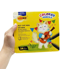 Bút chì màu gỗ đen CPC-C030 24 màu