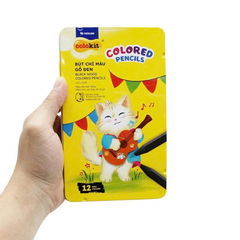 Bút chì màu gỗ đen CPC-C029 12 màu