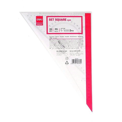 6420_Bộ thước Eke 18cm_Trong suốt