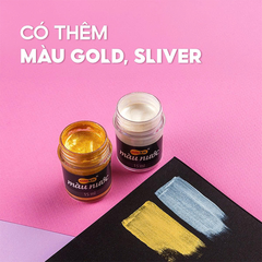 Màu nước WACO-C09 Gold khay 6/T360