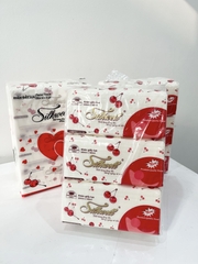 Giấy rút Silkwell Cherry 564 tờ, 3 lớp, 188 lần rút