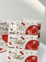 Giấy rút Silkwell Cherry 564 tờ, 3 lớp, 188 lần rút